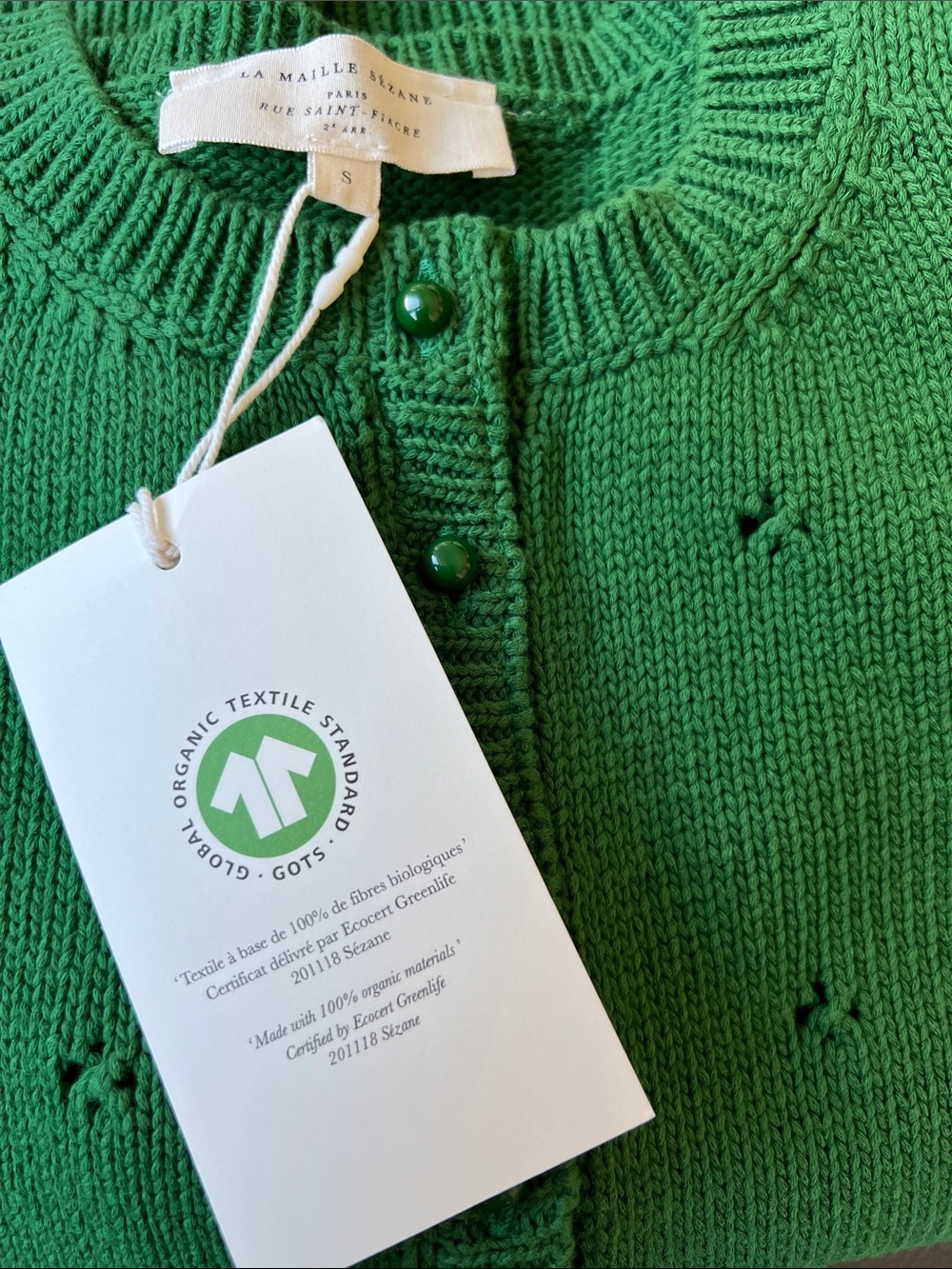 NWT Sézane Short Sleeve Knit - Picture 5 of 6